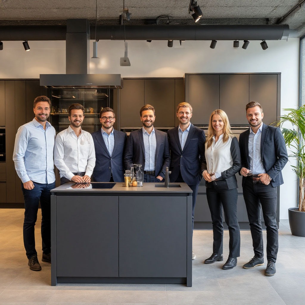 Snorvazy Team im Showroom München